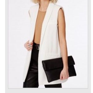 Gianni Bini White Trendy Sleeveless Elegant Vest Size 0